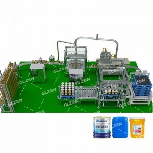 10公斤重力式灌裝線_油漆灌裝線