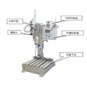 洗潔精裝桶機(jī),200KG桶防爆裝桶機(jī)