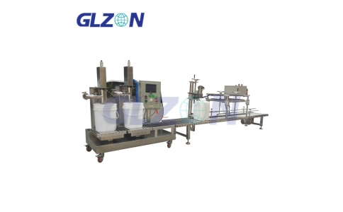 30L Full-Automatic Double-Head Chemical Resin Paint Filling Line