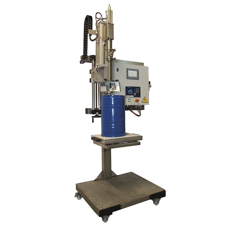 200L硫酸壓蓋機(jī) 視覺尋址壓蓋機(jī)工廠