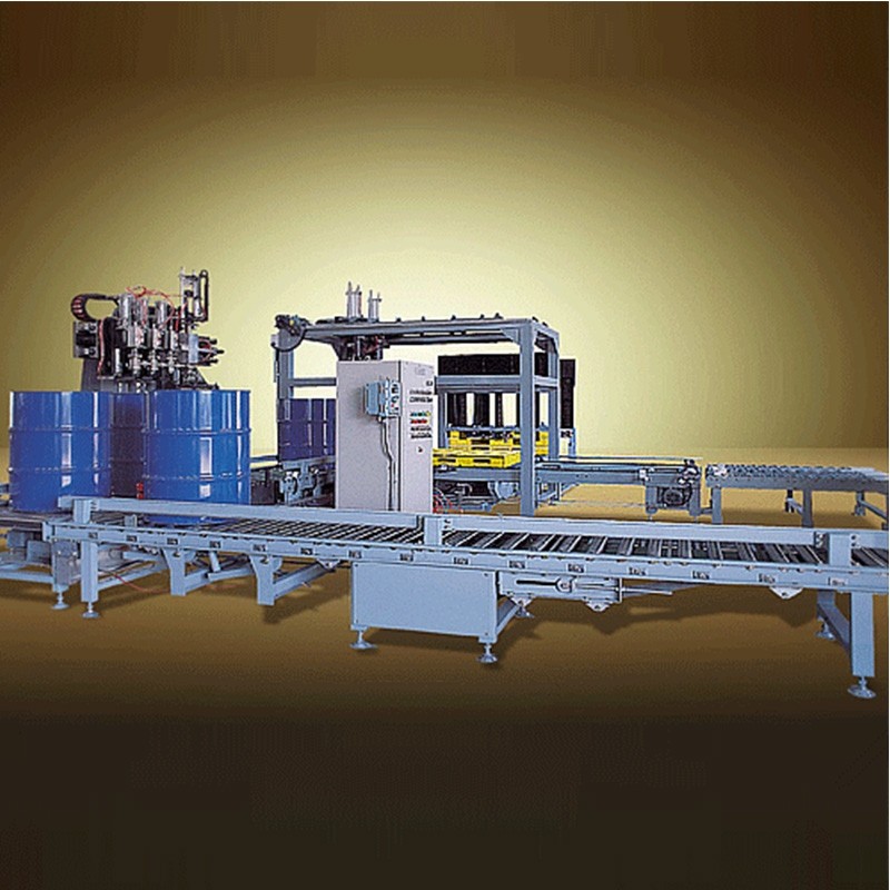 200L液下式罐裝線 涂料罐裝線自動(dòng)灌裝生產(chǎn)線